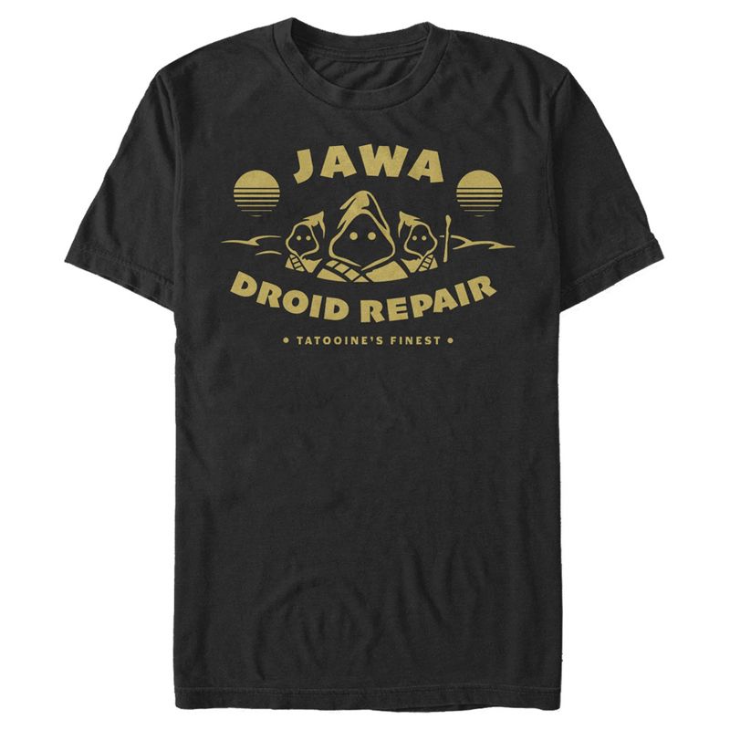 Men's Star Wars Jawa Droid Repair Logo T-Shirt, 1 of 4