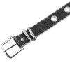INSPIRE CHIC Women's Hollow Eyelet Sequin Decoration Versatile No-Punch Pin Buckle Belt - 2 of 4