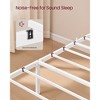 Twin Size Upholstered Bed Frame with Footboard, 550 lb Capacity, Steel Slats, No Box Spring, Quick Assembly, Modern Design, Cappuccino Beige - 4 of 4