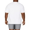 Fruit Of the Loom Big Men's Short Sleeve Crew T-Shirt, White 6 Pack - 2 of 4