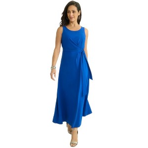 Jessica London Women's Plus Size Tie Waist Dress - 1 of 4