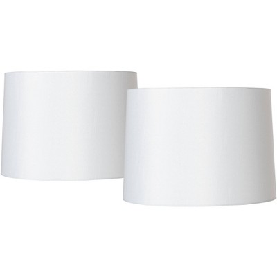 White drum lamp store shades