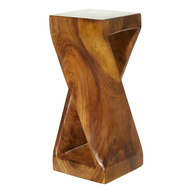 Short Suar Wood Square Accent Table Brown - Olivia &#38; May, 6 of 30