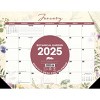 Willow Creek Press Botanical Garden 2025 22"x17" Large Monthly Deskpad: Art Stationery, Paper, January-December, Blue - 3 of 4