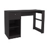 NicBex Home Office Desk 47.3" W Modern Writing Desk with 1 Storage Drawer, 2 Open Shelves and Wooden Frame for Office, Study, Living Room - 3 of 4