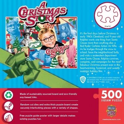 A Christmas Story 500-Piece Holiday Jigsaw Puzzle
