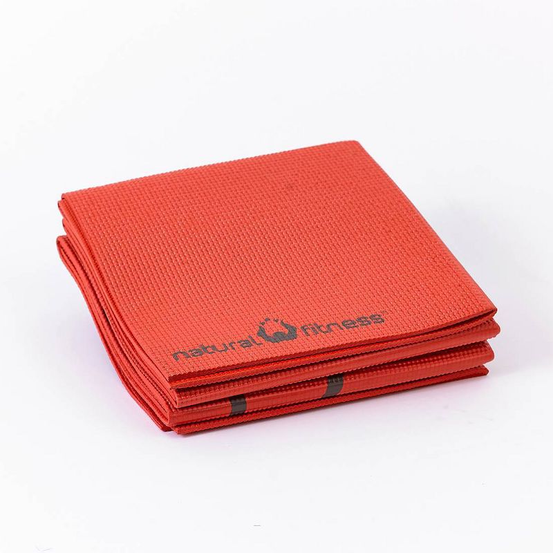 Natural Fitness Lifeline Folding Yoga Mat - Red (4mm), 3 of 5