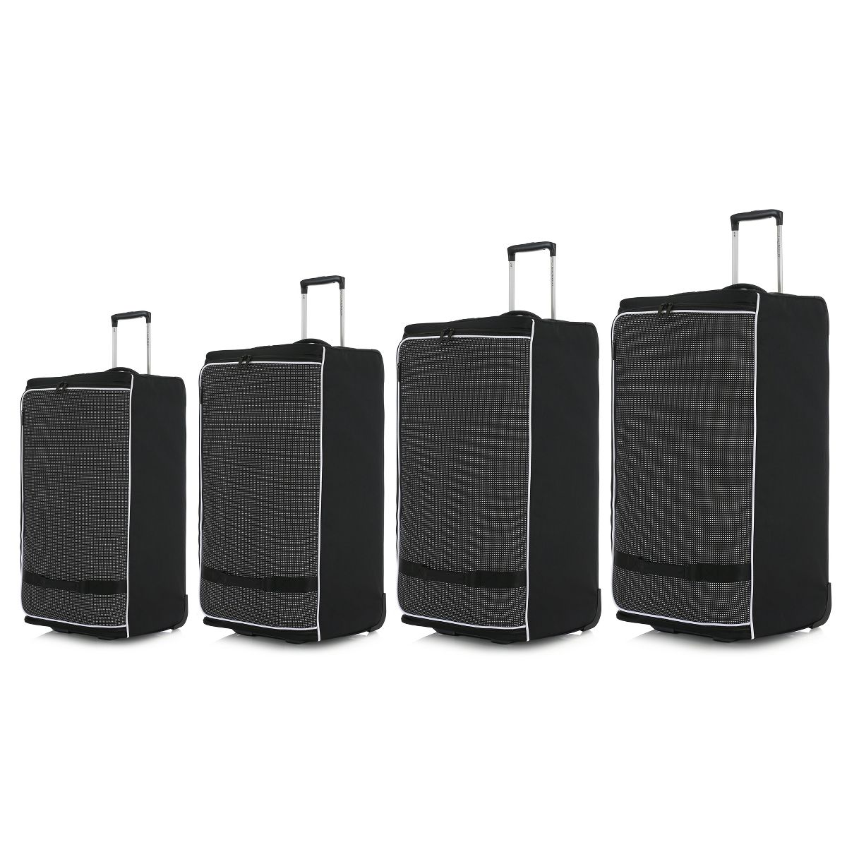 Isaac Mizrahi SOL Softside Rolling Duffel 4-Piece Luggage Set (20", 28", 30" & 32") with Telescoping Handle - thumbnail 4