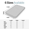 Syemin Camping Sleeping Pads Memory Foam Camping Mattress Pad, 4" Thick Sleeping Mat, Portable Roll up Mattress, Camping Bed Pads, Gray, 63"*26"*4" - 3 of 4