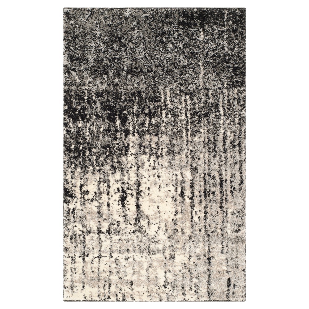 Jayden Accent Rug - Black / Light Gray ( 3'x5' ) - Safavieh