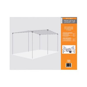 AHC 10 ft. W X 20 ft. L Heavy Duty Polyethylene Canopy Tarp Silver - 1 of 1