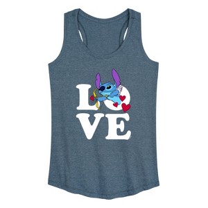 Women's - Lilo and Stitch -  Graphic Racerback Tank - 1 of 4