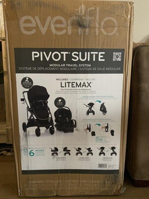 Evenflo Pivot Suite Travel System With Litemax - Devon Gray : Target