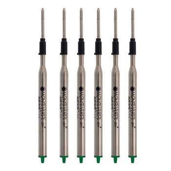 Monteverde Ballpoint Pen Refill Medium Point Green Ink 6 Pack (L133GN)