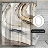 Americanflat 71x74 Shower Curtain - Abstract Shower Curtain Gulf by PI Creative Art - 4 of 4