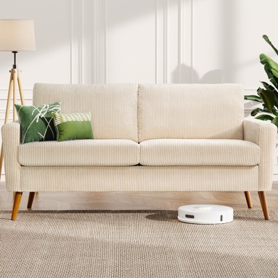 Vipbear 68" Loveseat Sofa,Modern Love Seat Couches for Living Room,Small Couch for Bedroom Office,Comfy Couch with Spring Cushion,Tool-Free Assembly