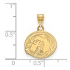 Black Bow Jewelry 14k Yellow Gold Plated Sterling Silver Tennessee Volunteers NCAA Small Pendant - 2 of 3