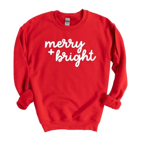 Bright red online sweatshirt