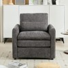 KTMBDW Sofa Accent Chair, 31" Reading Chair with Double Plush Cushion,  Accent Chairs Comfy Single Chairs for Living Room, Bedroom - 4 of 4