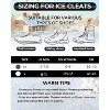 Sportneer Crampons, Ice Cleats for Shoes and Boots with 28 Spikes - 2 of 3