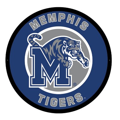 Evergreen Ultra-Thin Edgelight LED Wall Decor, Round, University of Memphis- 23 x 23 Inches Made In USA