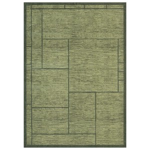 Washable Indoor Modern Living Room Rugs, Geometric Patchworked Non Slip Area Rug for Bedroom Dining Room Office - 1 of 4