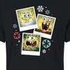 Women's - SpongeBob SquarePants - Christmas Photo Collage Cropped Graphic T-Shirt - image 2 of 4