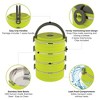 Healthy Human Travel Dog Bowls |Set of 3 Interlocking Bowls - 3 of 4