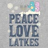 Men's Care Bears Hanukkah Peace Love Latkes Long Sleeve Shirt - 2 of 4