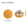 Unique Bargains Round Metal Sewing Cloth Covered Button 10 Pcs - 2 of 4