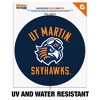 University of Tennessee Martin Skyhawks Logo Automotive Car Window Locker Circle Bumper Sticker - 2 of 4