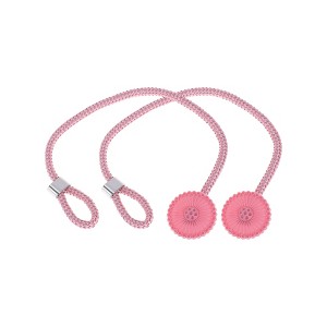 Unique Bargains Ferris Wheel Retractable Buckle Rope Curtain Tie Polyester Plastic 2 Pcs - 1 of 4