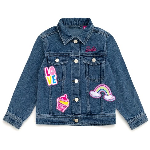 Barbie Girls Denim Jacket Little Kid To Big Target