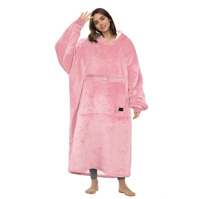 Catalonia Woman Man Full Body Blanket Hoodied Oversized Sweatshirt, Warm Fuzzy Wearable Fleece Flannel Blanket, Cozy Gift for Wife Women