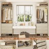 Aheaplus 24'' Freestanding Closet Organizer System with Hanging Rods and Drawers - 2 of 4