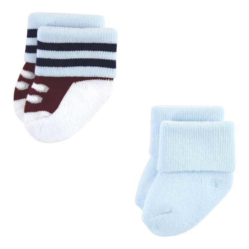 Little Treasure Infant Boy Newborn Socks, Genius, 4 of 9