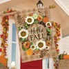Hello Fall Wreath Double Sided House Flag 40" x 28" Briarwood Lane - 4 of 4