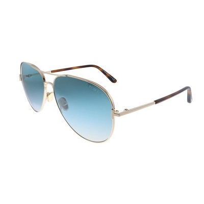 Tom Ford Clark TF 823 28P Unisex Aviator Sunglasses Rose Gold 61mm