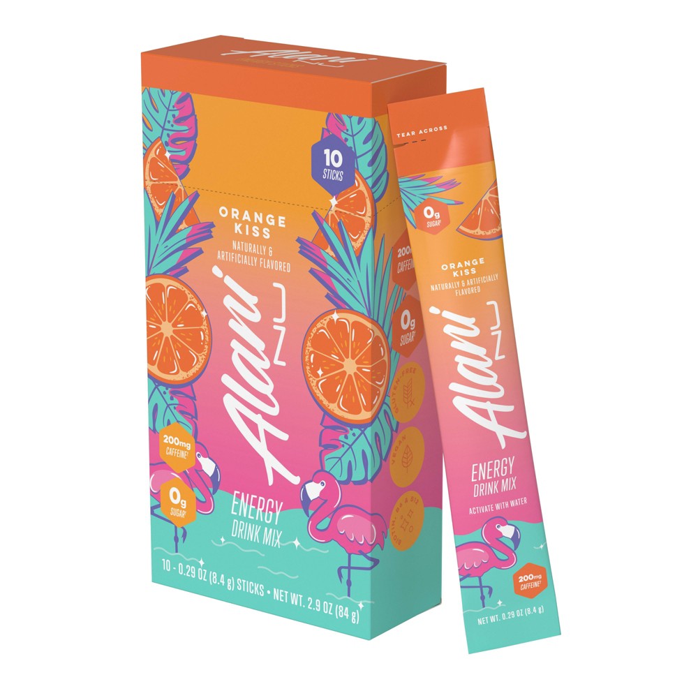 Photos - Vitamins & Minerals Alani Nu Energy Supplement Sticks - Orange Kiss - 2.1oz/10ct