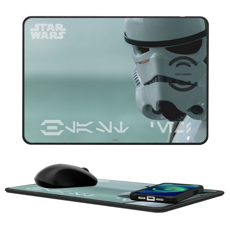 Keyscaper Star Wars Cinematic Moments: Discovery 15-Watt Wireless Charger and Mouse Pad, 1 of 2