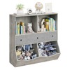 Kids Bookshelf and Bookcase Toy Storage Multi Shelf with Cubby Organizer Cabinet and Drawers for Boys Girls, for Children'S Room, Playroom, Hallway - 4 of 4