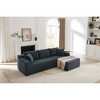 103''Modular Corduroy L-Shaped Sectional Sofa with Deep Seat, No Assembly Required - 3 of 4