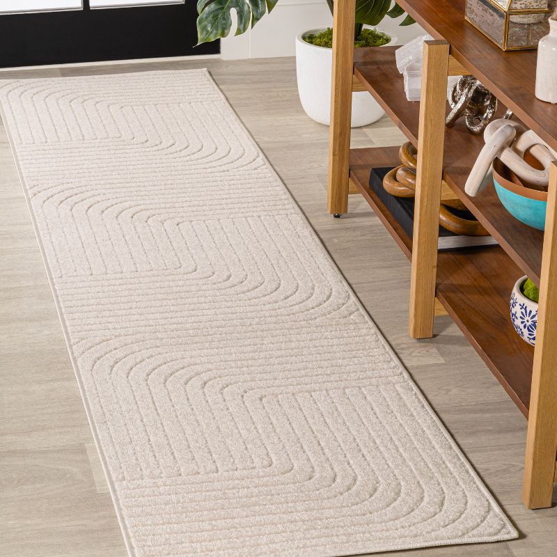 JONATHAN Y Odense High-Low Minimalist Angle Geometric Indoor/Outdoor Area Rug, 4 of 10