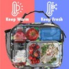 OPUX Insulated Lunch Bag, Leakproof Soft Cooler Tote Box School Kids Boys Girls, Small Compact Reusable Adult Men Women - 2 of 4