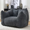 NicBex Bean Bag Chair Soft Floor Chair with High Resilience Foam Lazy Sofas for Adults for Living Room, Bedroom - 4 of 4