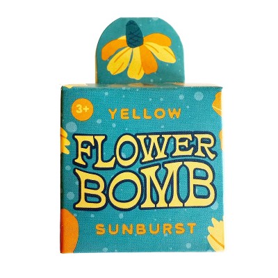 Modern Sprout Flower Bomb Yellow Sunburst