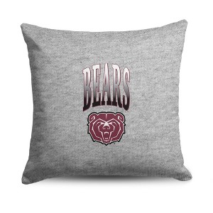 NCAA Missouri State Bears 16" Heather Gray Sweatshirt Pillow - 1 of 4