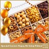 Nut Cravings Gift Basket, Premium Nuts in Wooden Tray, Healthy Kosher Snack Tray (12 Assortments) - 2 of 4