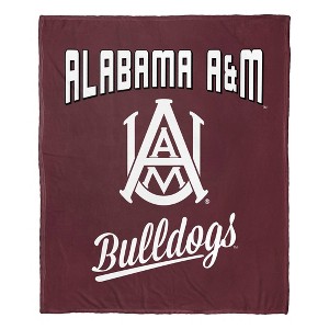 50" x 60" NCAA Alabama A&M Bulldogs Alumni Silk Touch Throw Blanket - 1 of 4