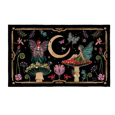 Evergreen Fairy Wonderland Washable  Indoor/ Outdoor Mat Indoor and Outdoor Home Decor